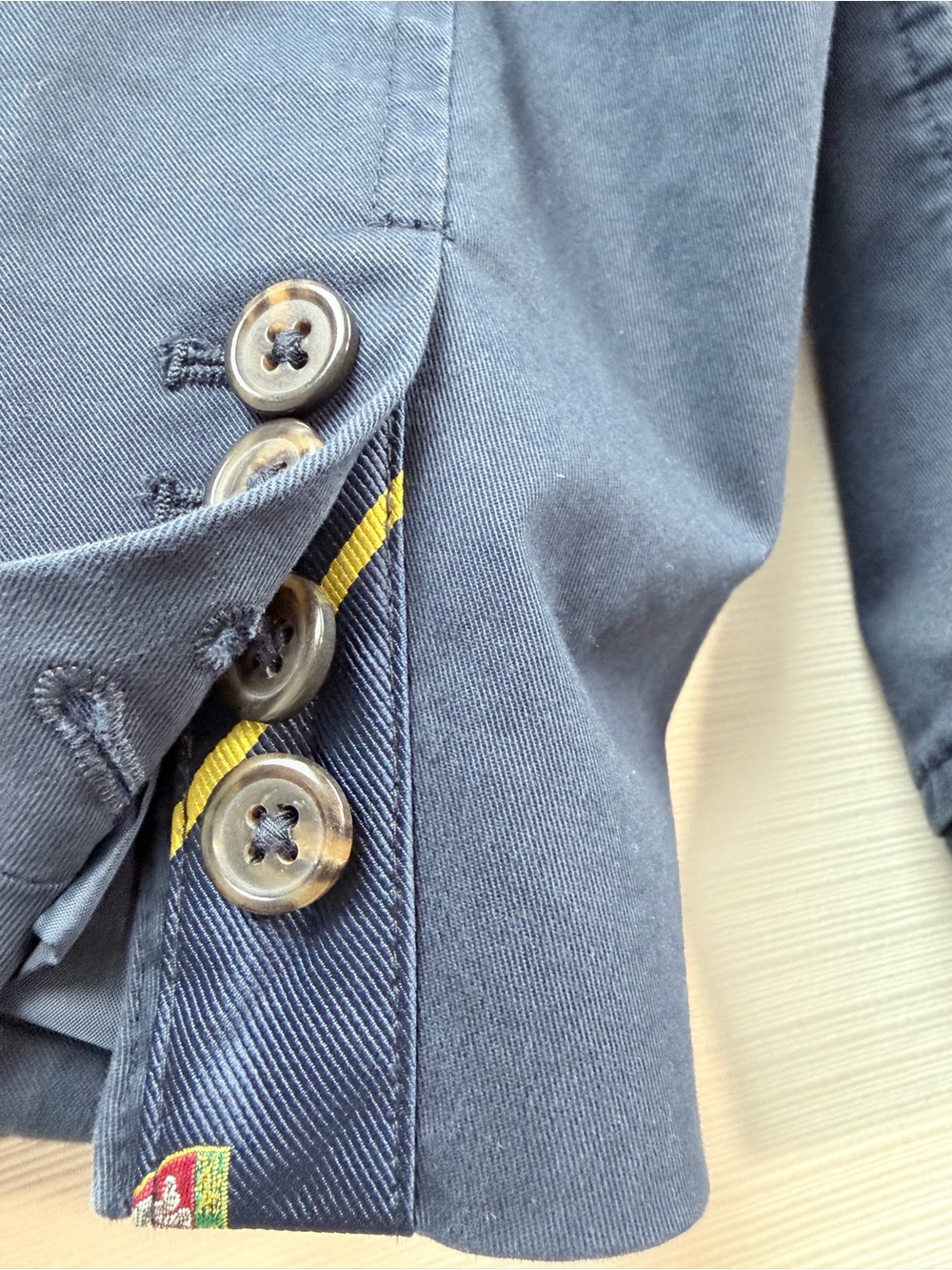Polo Ralph Lauren Navy Blazer Jacket Size L - Picture 6 of 7
